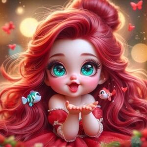Baby Ariel DIY 5D Full Round Drill Diamond Painting